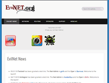 Tablet Screenshot of evilnet.org